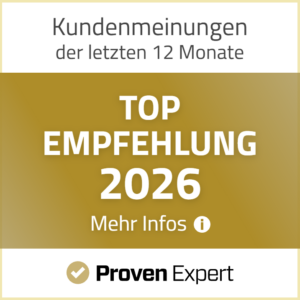 ProvenExpert Top Empfehlung 2026