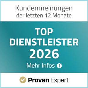ProvenExpert Top Dienstleister 2026
